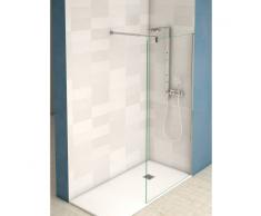 FUTURBAÑO Mampara de ducha fija Caribe - 70x195 cm -