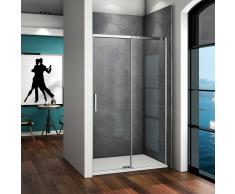 AICA SANITAIRE Mamparas de ducha cabina de ducha 6mm vidrio templado de Aica 115x70x195cm