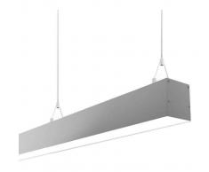 LEDBOX Lámpara colgante SERK DUAL, 28W, 120cm, regulable + mando, Blanco dual,