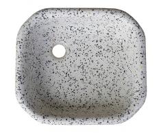 TERRAZOS CANTALEJO Lavabo de Piedra Redondo Dálmata