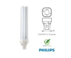 Philips Bombilla de bajo consumo PL-C 2P 18W 840 MASTER 620934