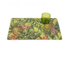 Mantel individual de plástico verde 29 × 42 cm TROPIC JUNGLE