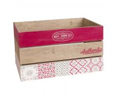 Caja con impresión de baldosas de cemento