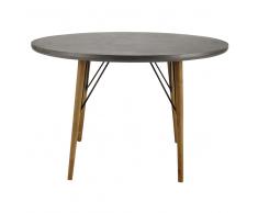 Mesa de comedor redonda para 4 personas D.120 Cleveland