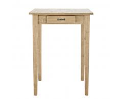 Mesa de comedor alta con 2 cajones para 2/4 personas L.80 Valmont