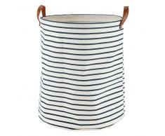 Cesta para la ropa de rayas