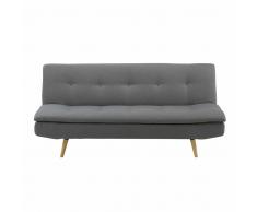 Banco convertible de 2/3 plazas gris Dakota