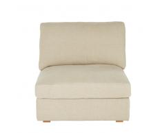 Butaca de lino lavado beige Cesar
