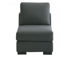 Módulo sin brazos de algodón gris pizarra An. 64 cm Terence