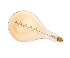 Bombilla de filamento LED de vidrio tintado ámbar