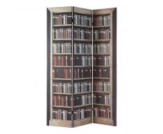 Biombo estampado de madera An. 120 cm SHAKESPEARE