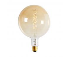 Bombilla de filamento LED de vidrio tintado ámbar