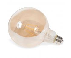 Bombilla led de cristal tintado D 13 cm GLOBUS AMBRE
