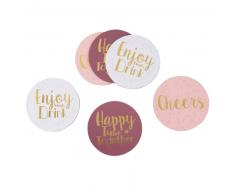 6 posavasos con estampado