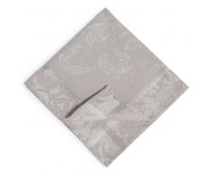 Servilleta de tela gris 42 x 42 cm PALACE
