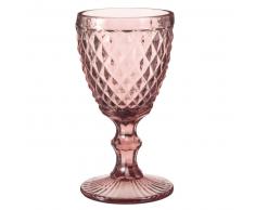 Copa de vino de cristal tintado violeta