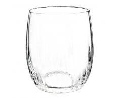 Vaso ancho de cristal WATERFALL