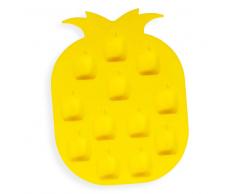 Molde de cubitos de hielo de silicona amarilla ANANAS