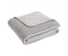 Manta infantil gris 170x130 cm WAVE