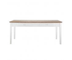 Mesa de comedor de fresno y madera de paulonia An. 180 cm Leandre
