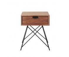 Mesita de noche vintage con cajón Berkley