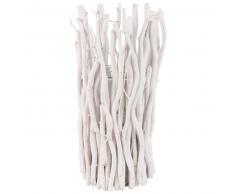 Candelabro de cristal y sauce blanco