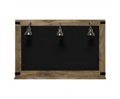 Pizarra con 3 apliques 85 × 130 cm FACTORY