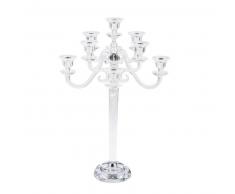 Candelabro de 8 brazos de cristal