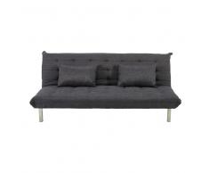 Banco convertible de 2 plazas gris mezclilla Max
