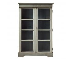 Vitrina de mango gris perla An. 90 cm St Rémy