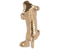 Colgador tigre con 1 gancho de metal dorado