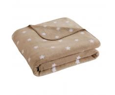 Manta infantil beige 170x130 cm ETOILE