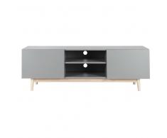 Mueble de TV escandinavo gris Artic
