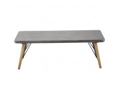 Mesa baja industrial gris Cleveland