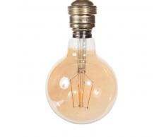 Bombilla led de cristal tintado D 10 cm GLOBUS AMBRE