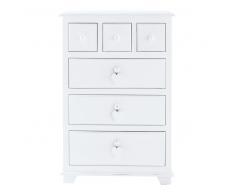 Cajonera de madera blanca An. 65 cm Valentine