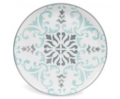 Plato llano de loza azul/gris HECTORINE