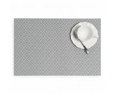 Mantel individual gris 30 x 45 cm AXEL