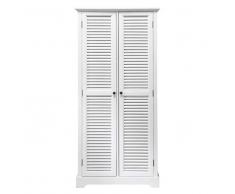 Guardarropa con 2 puertas blanco Barbade