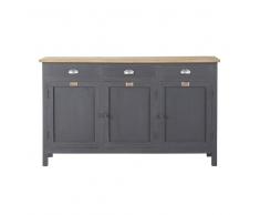 Aparador de madera gris An. 138 cm Chablis
