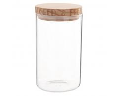 Tarro de cristal con tapa de pino Alt.18