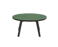 Mesa baja de jardín de mosaico verde Zeliges