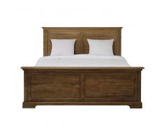 Cama 180 × 200 de madera de mango Naturaliste