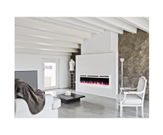 CHIMENEA ELÉCTRICA 182cm EMPOTRABLE - KAMIN WHITE NICE 72