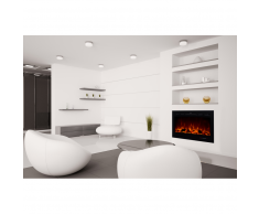 CHIMENEA ELÉCTRICA 90cm EMPOTRABLE - KAMIN BLACK NICE 36