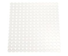 InterDesign Orbz Salvaplatos para fregaderos de cocina, alfombrilla escurreplatos recortable en plástico, transparente