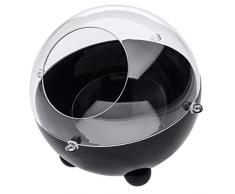 Koziol Dispensador de Cápsulas Orion Small, Contenedor de Cápsulas, Conservación, Negro, 2026101