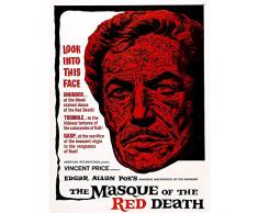 Wee Blue Coo Film Movie Masque Red Death Vincent Price Horror Art Print Poster Wall Decor 12X16 Inch