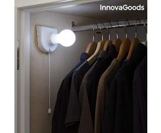InnovaGoods Bombilla Led PortÃ¡til, Blanco