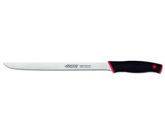 Arcos Cuchillo Jamonero Flexible, Negro/Rojo, 240 mm, Acero_Inoxidable
